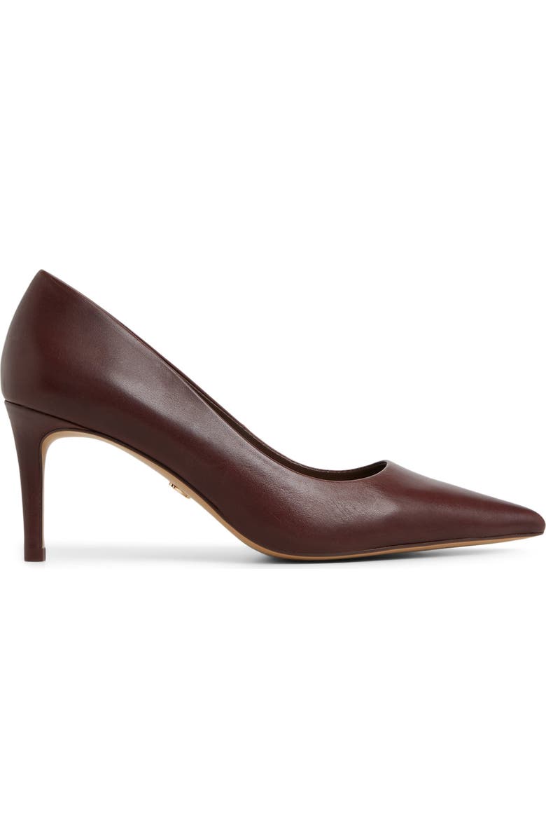 ALDO Verone Pointed Toe Pump, Alternate, color, Dark Brown