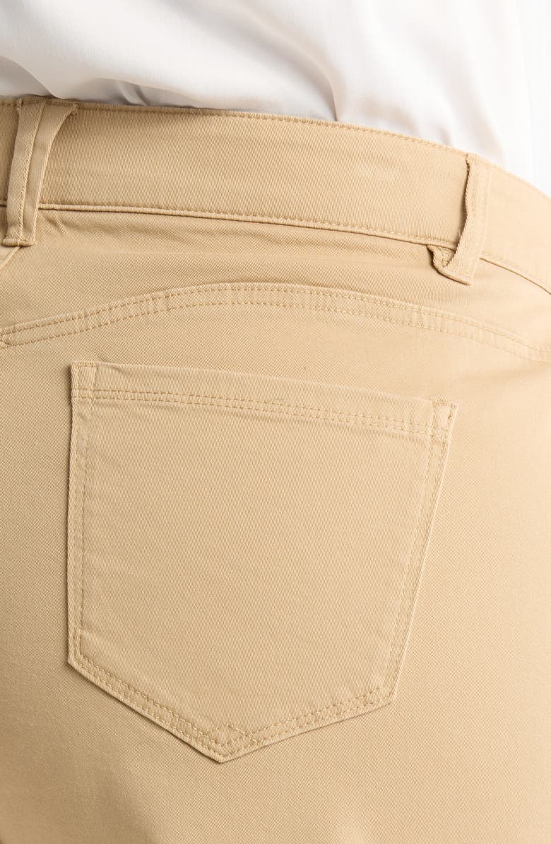 Wit
Wisdom Sam High Waist Ankle Wide Leg Twill Pants, Alternate, color, Vintage Walnut