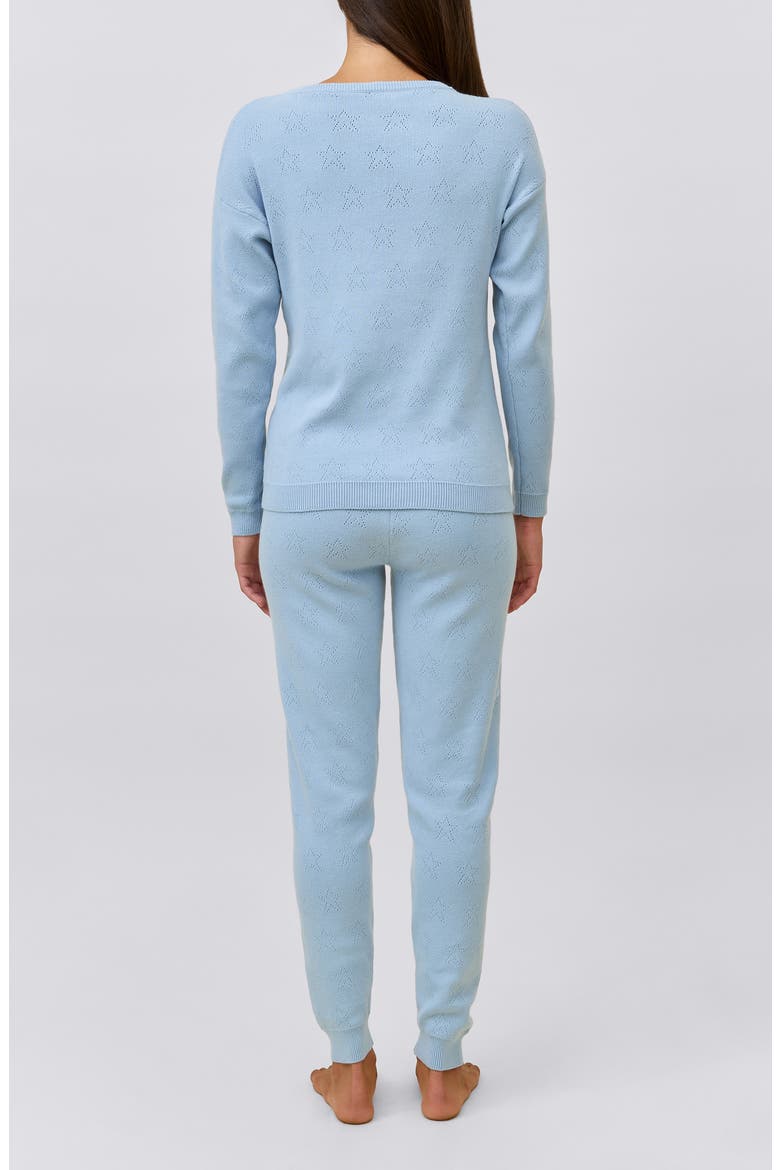Pointelle Pajamas, Alternate, color, WINTER BLUE