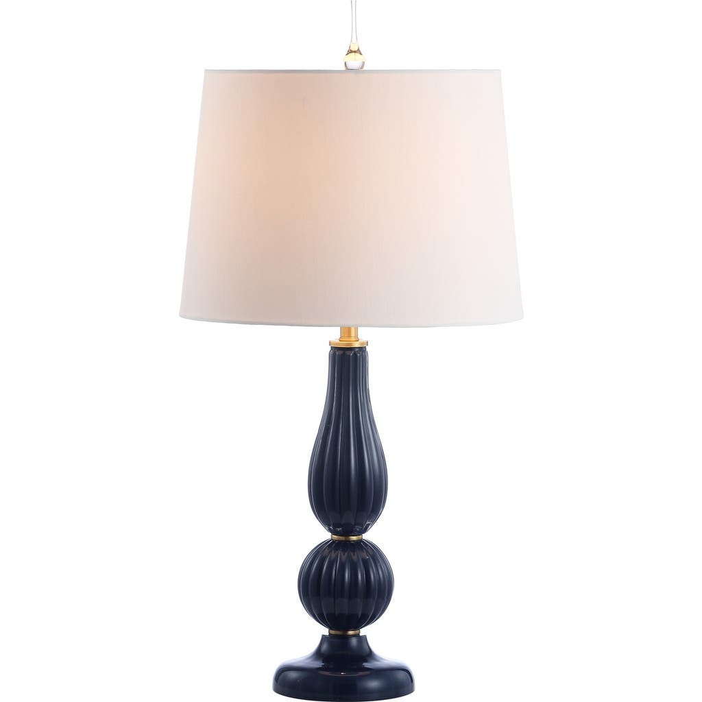 Jonathan Y Designs Maddie 28in Led Table Lamp In Navy