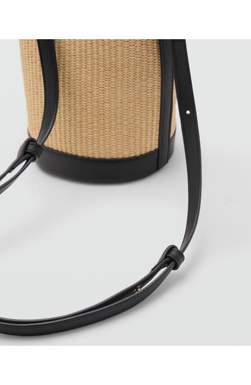 Mango Small Raffia Bucket Bag