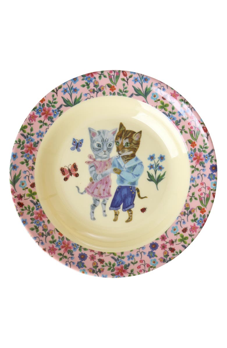 Rice by Rice x Nathalie Lété Set of 2 Melamine Kid's Bowls, Main, color, 