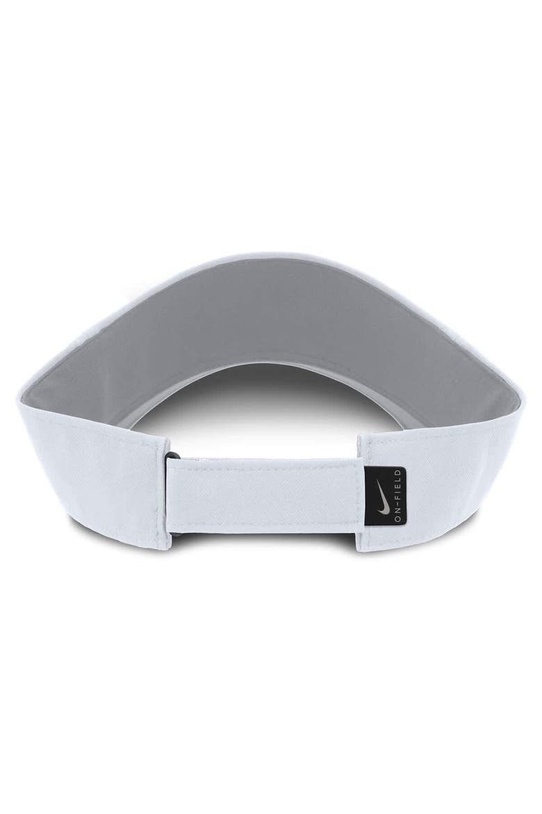 Men's Nike White Stanford Cardinal 2025 On-Field Gameday Performance Ace Adjustable Visor, Alternate, color, White