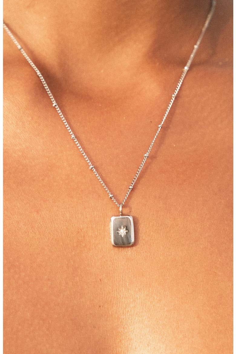 Starlight Necklace, Alternate, color, Silver