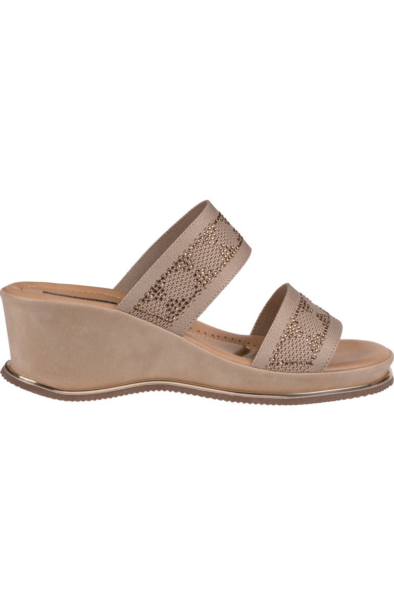 GOOD CHOICE NEW YORK Maycee Wedge Sandal, Alternate, color, Nude