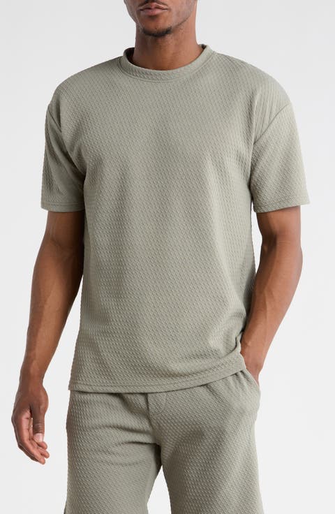 Textured Knit T-Shirt