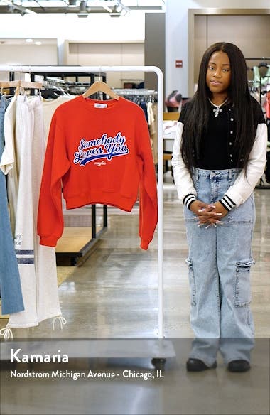 THE MAYFAIR GROUP Somebody Graphic Sweatshirt (Women) | Nordstromrack