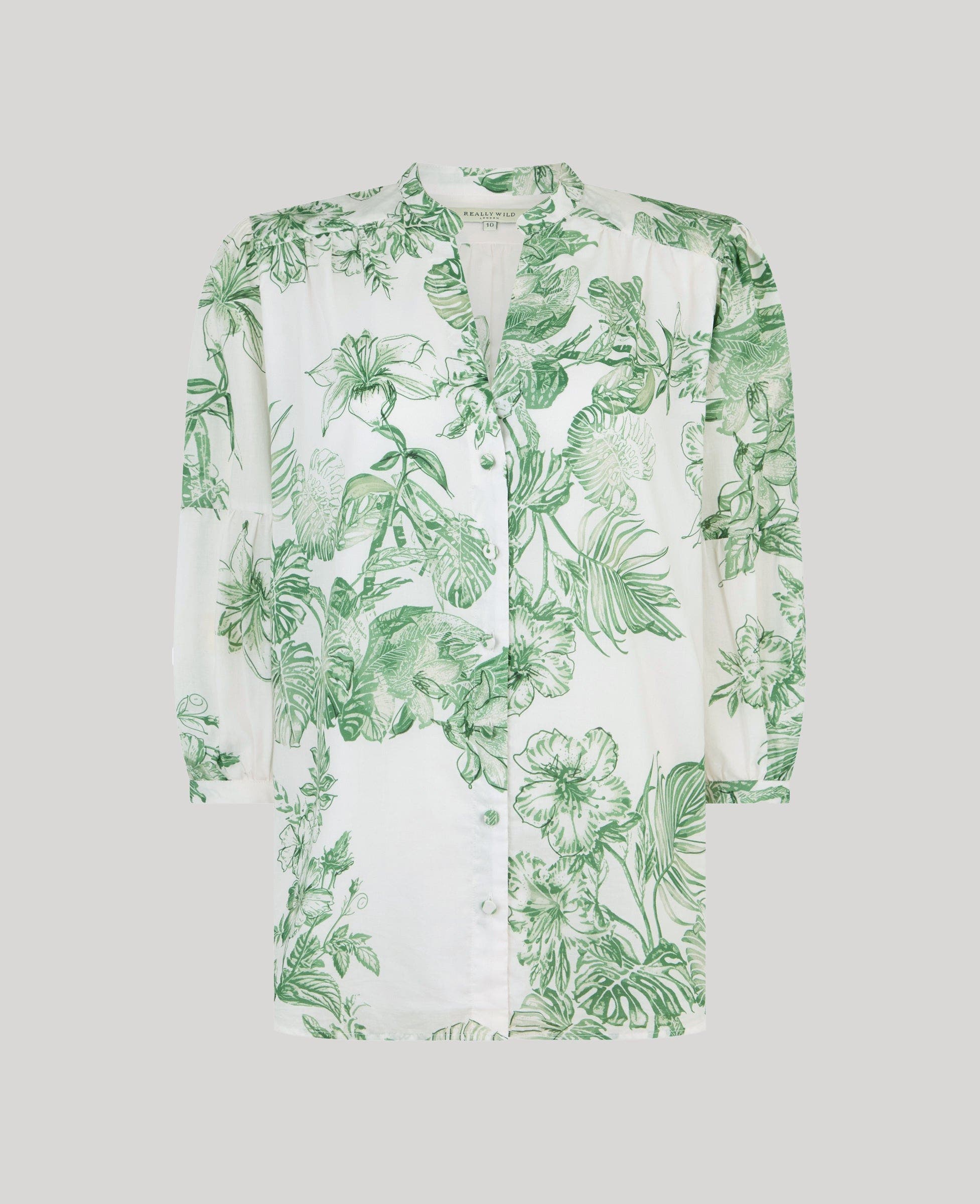 selected Tropical Green Floral
