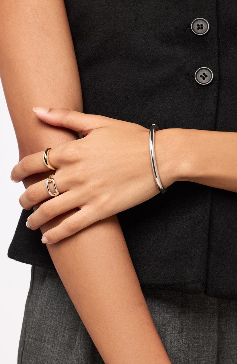 Ana Luisa Blake Two-Tone Ring, Alternate, color, Gold / Silver