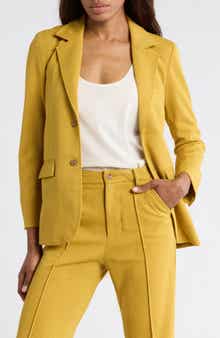 THE GREAT. The Geo Jacquard Blazer