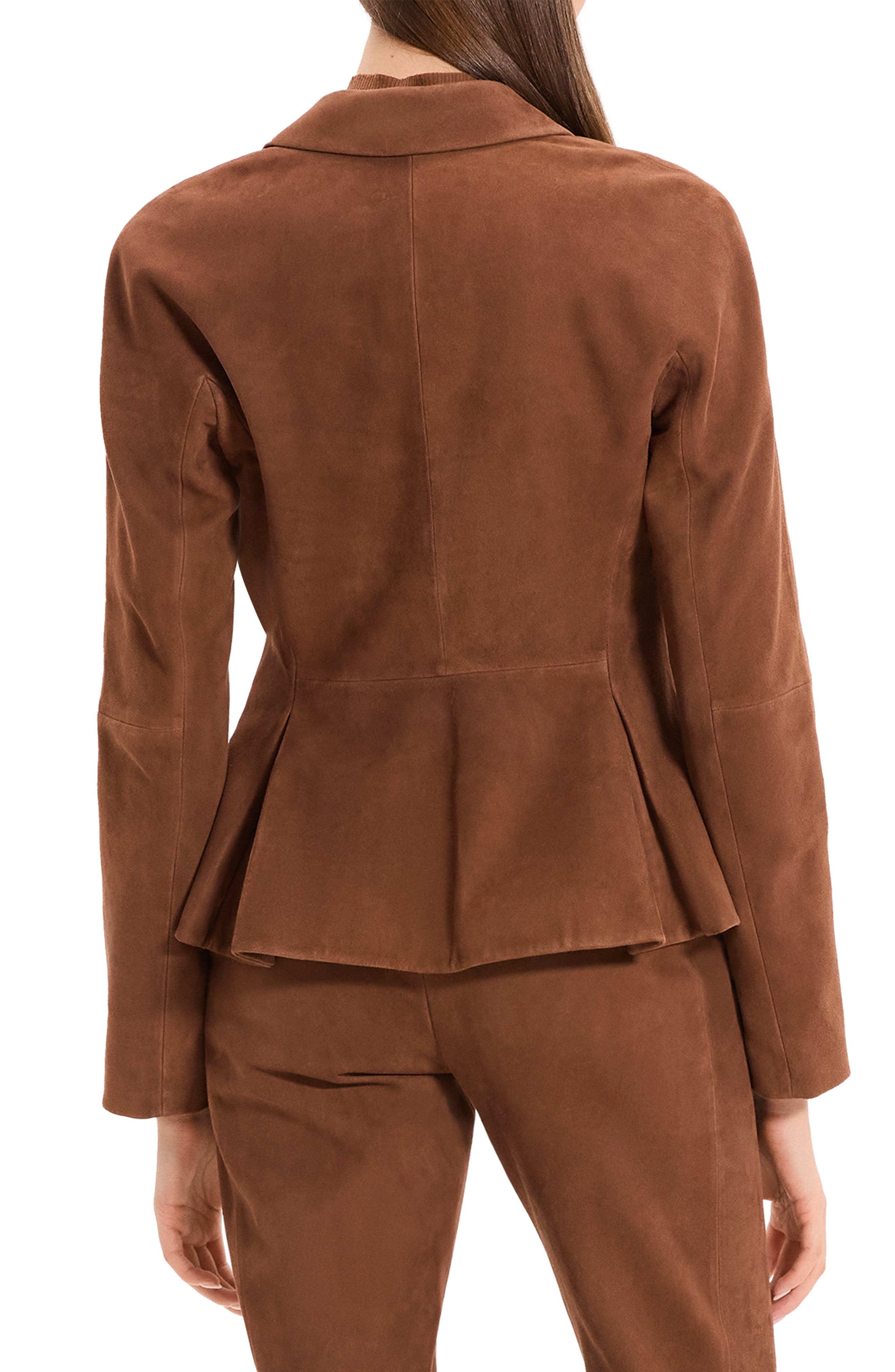 Shaped Suede Blazer - image 2