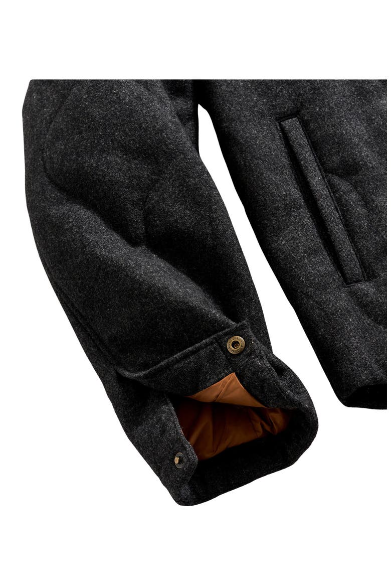 Onion Quilted Wool Blend Shirt Jacket, Alternate, color, CHARCOAL HEATHER