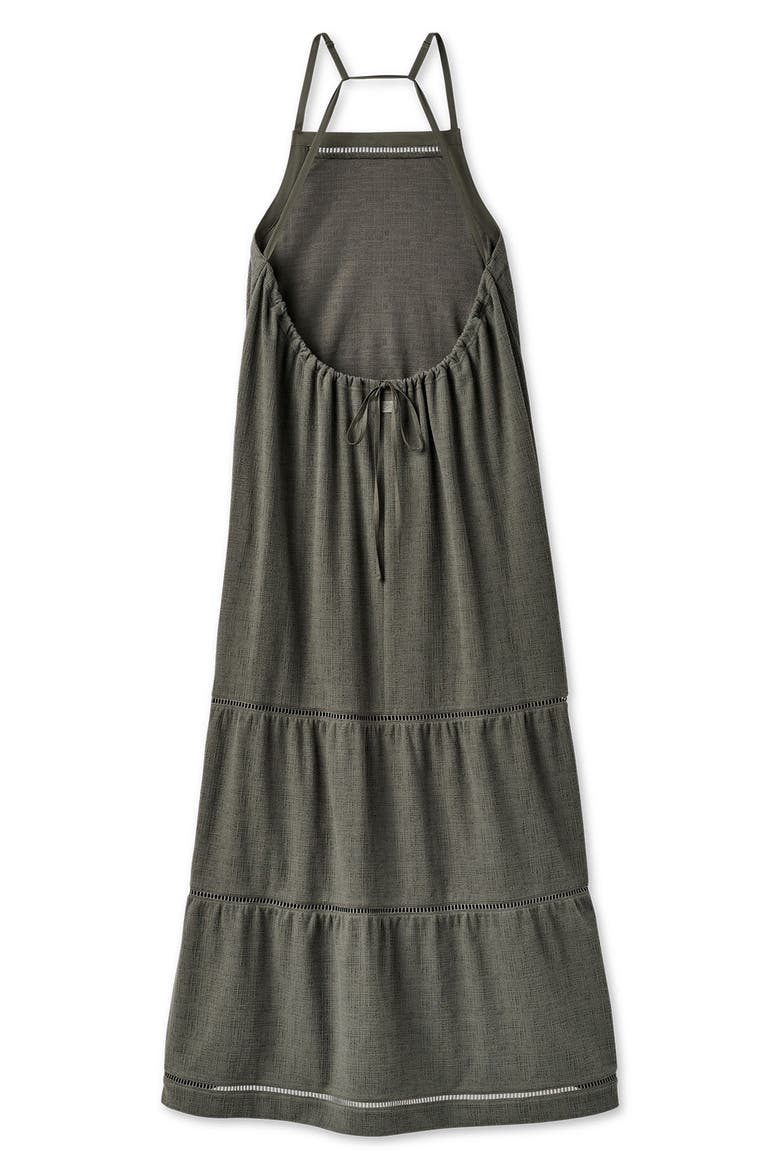 Clarinda Sleeveless Maxi Dress, Alternate, color, GREEN GREY