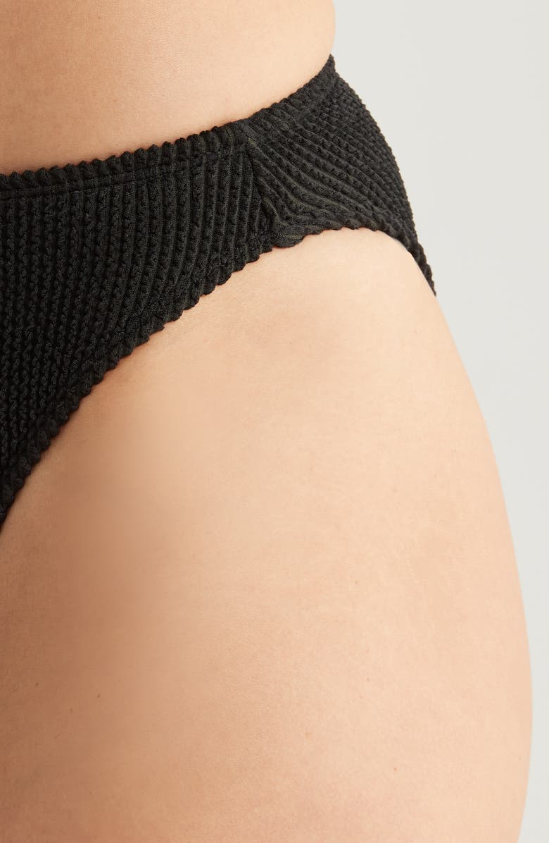 Good American Always Fits Good Waist Bikini Bottoms, Alternate, color, Black001