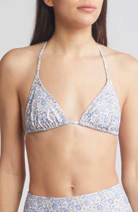 Nu Swim x Liberty London Drip Triangle Bikini Top