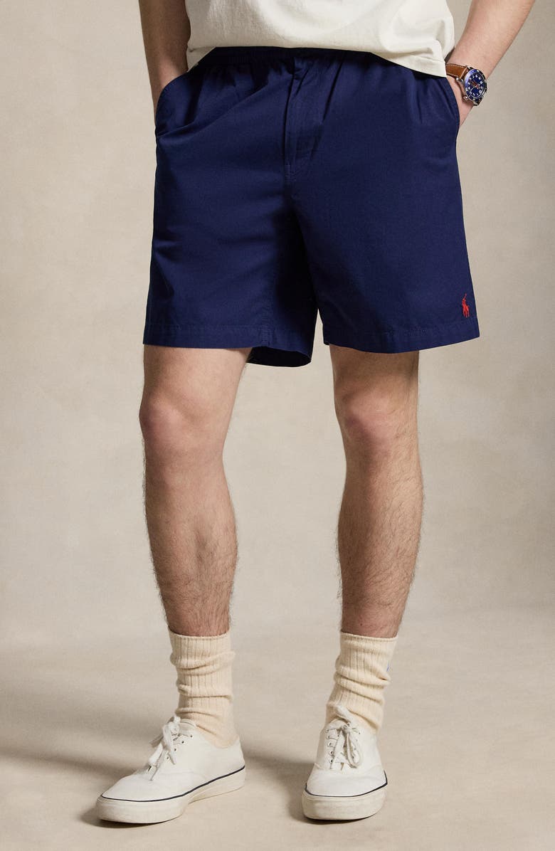 Polo Ralph Lauren Prepster Cotton Twill Shorts, Alternate, color, Spring Navy