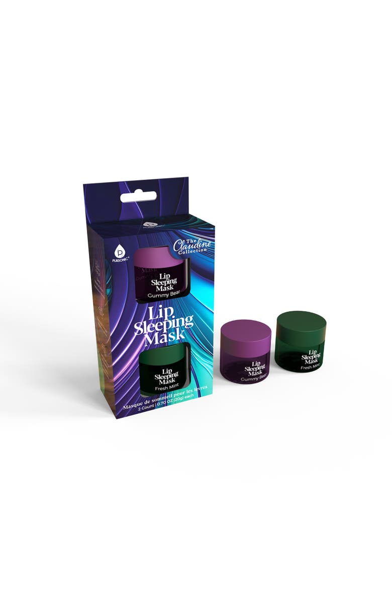 Lip Sleeping Mask 2 Pack- Gummy Bear & Fresh Mint, Alternate, color, Multicolor