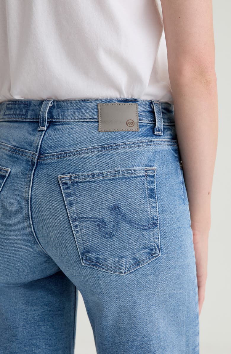 AG Saige Mid Rise Ankle Wide Leg Jeans, Alternate, color, Masterpiece