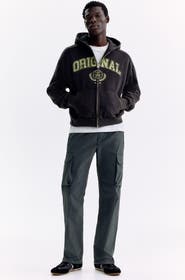 H&M Regular Fit Nylon Cargo Trousers