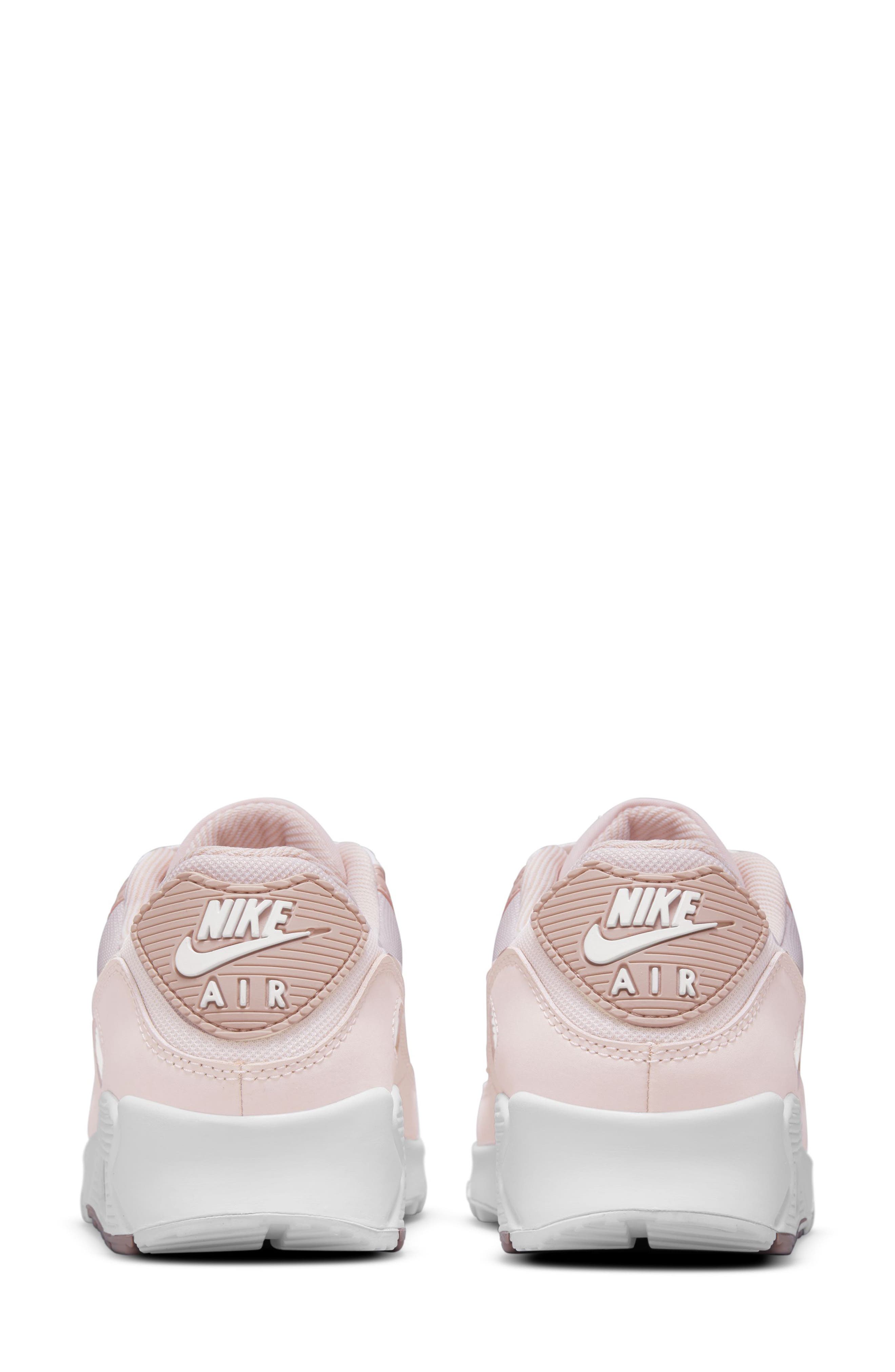 Air Max 90 Sneaker, Alternate, color, BARELY ROSE/ BARELY ROSE/ PINK