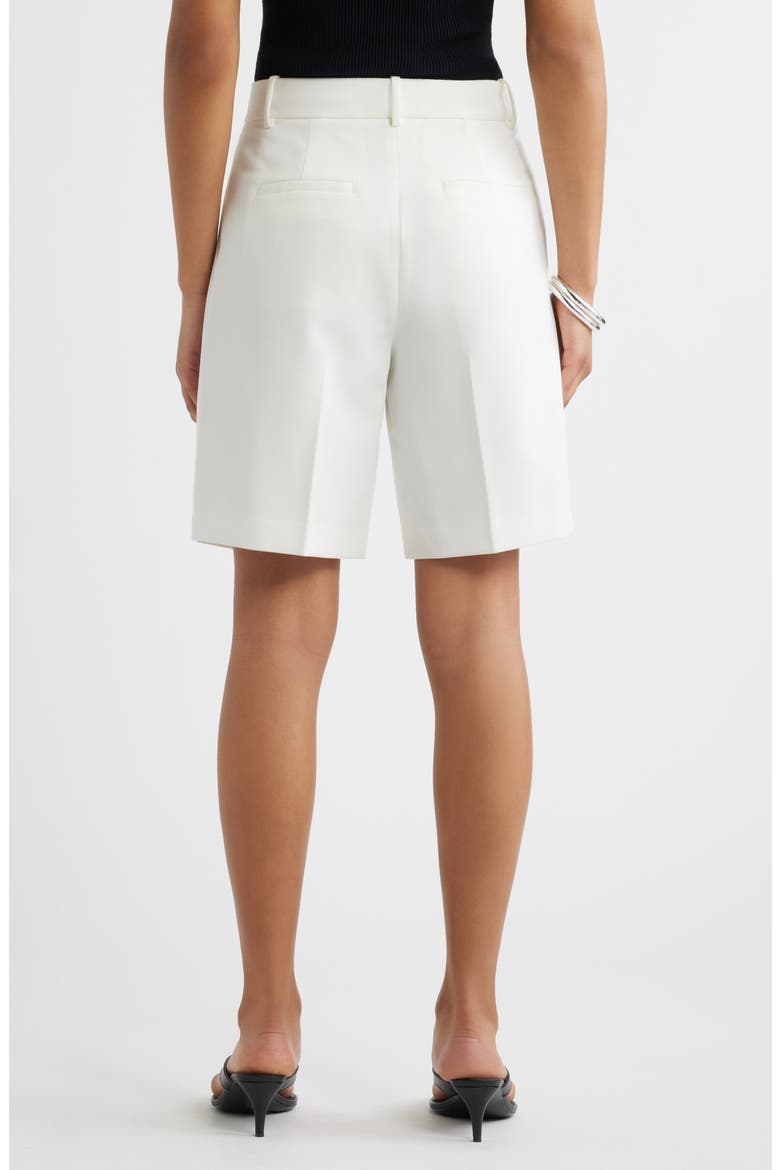 The Icon High Rise Bermuda Shorts, Alternate, color, IVORY