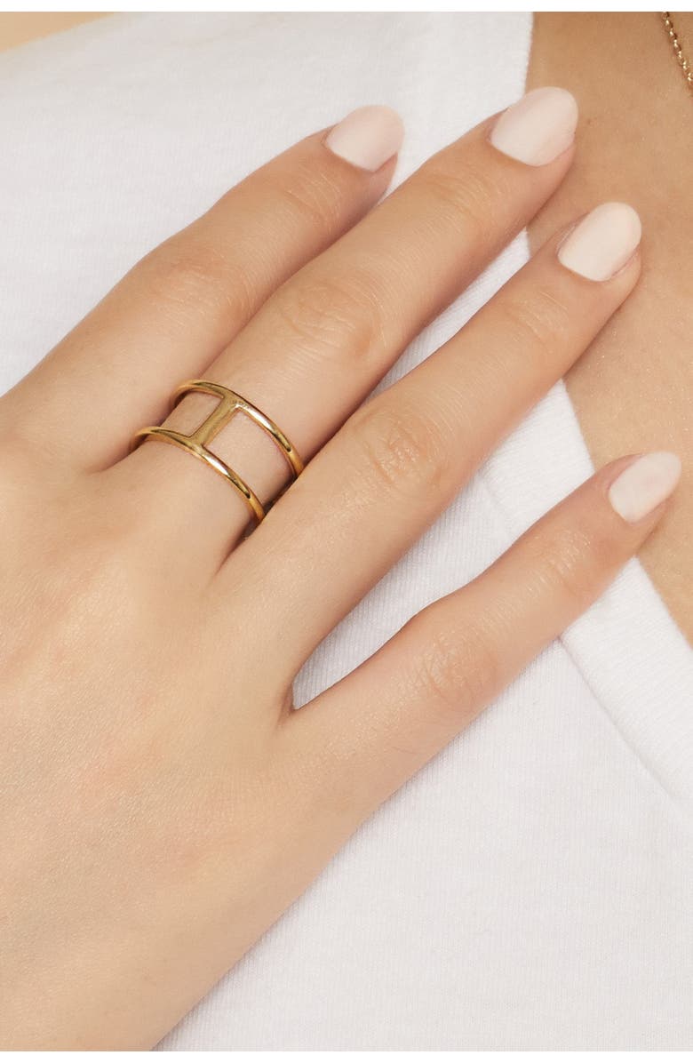 Oradina 10K Yellow Gold Hudson Ring, Alternate, color, Yellow Gold