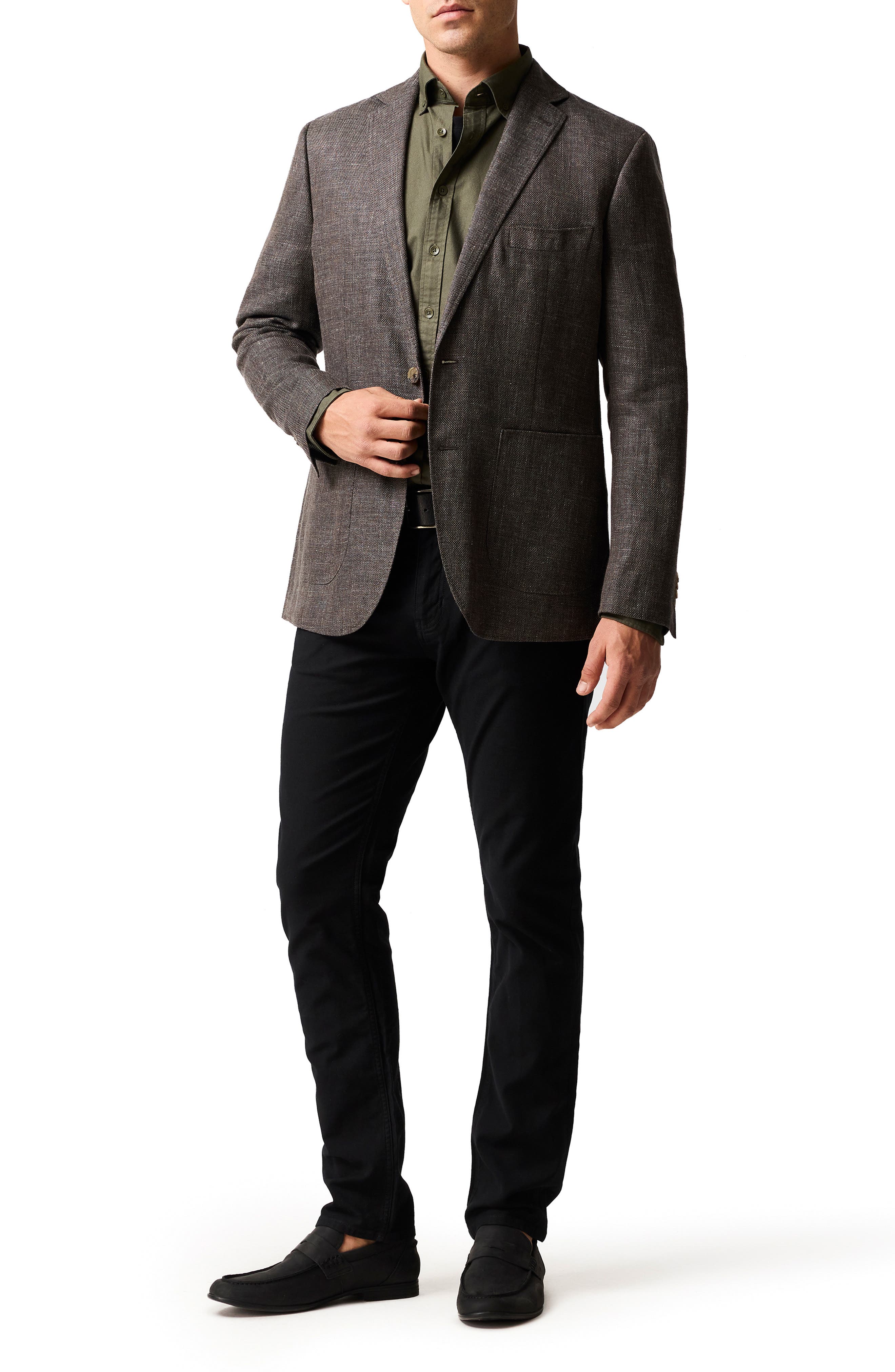 Мужские Rodd & Gunn The Cascades Slub Linen & Wool Sport Coat — фото 5
