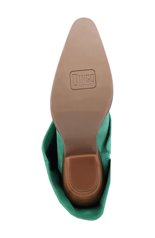 Dingo Marlie Fringe Boot In Green