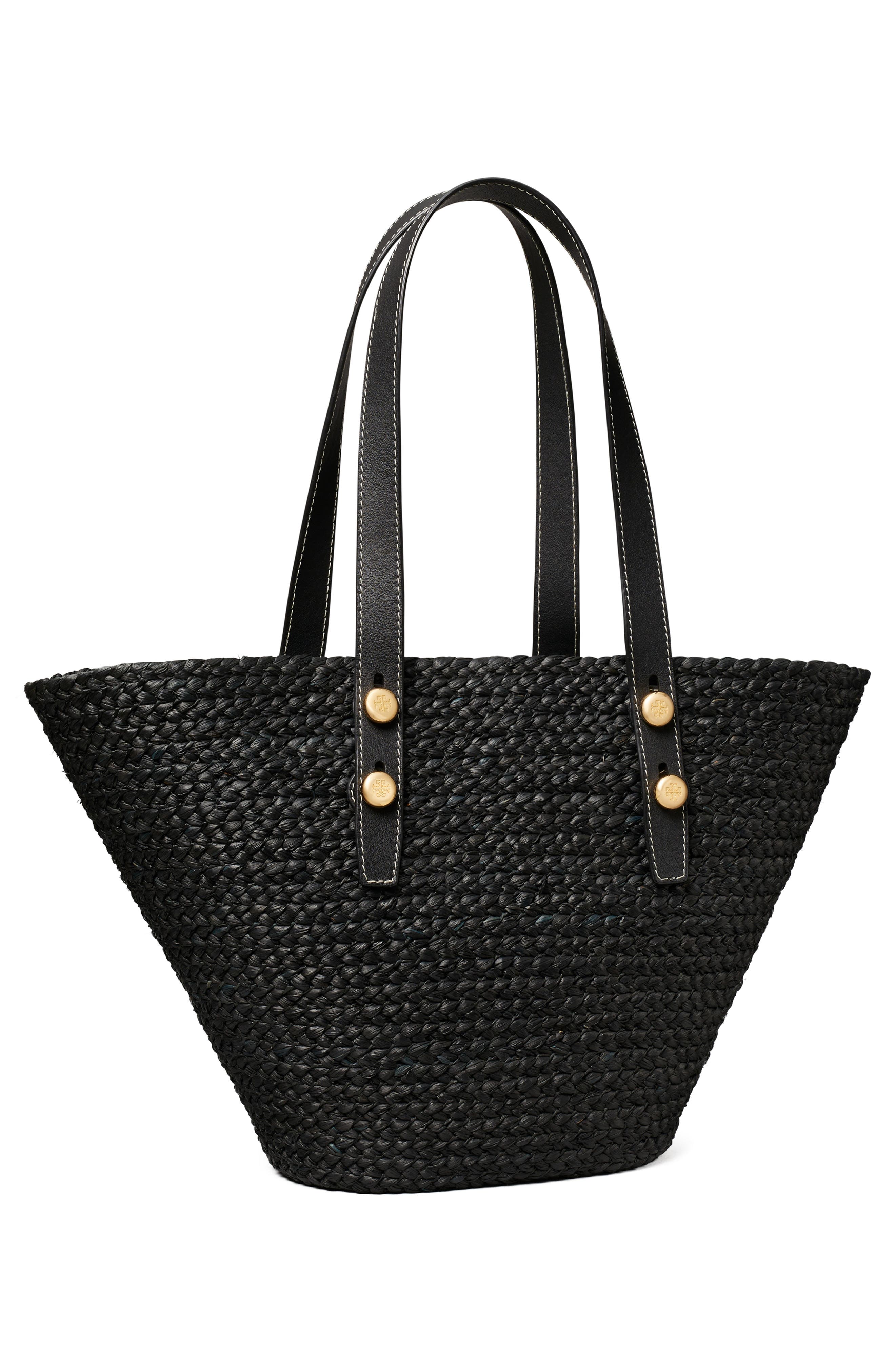 Small Romy Basket Tote, Alternate, color, BLACK