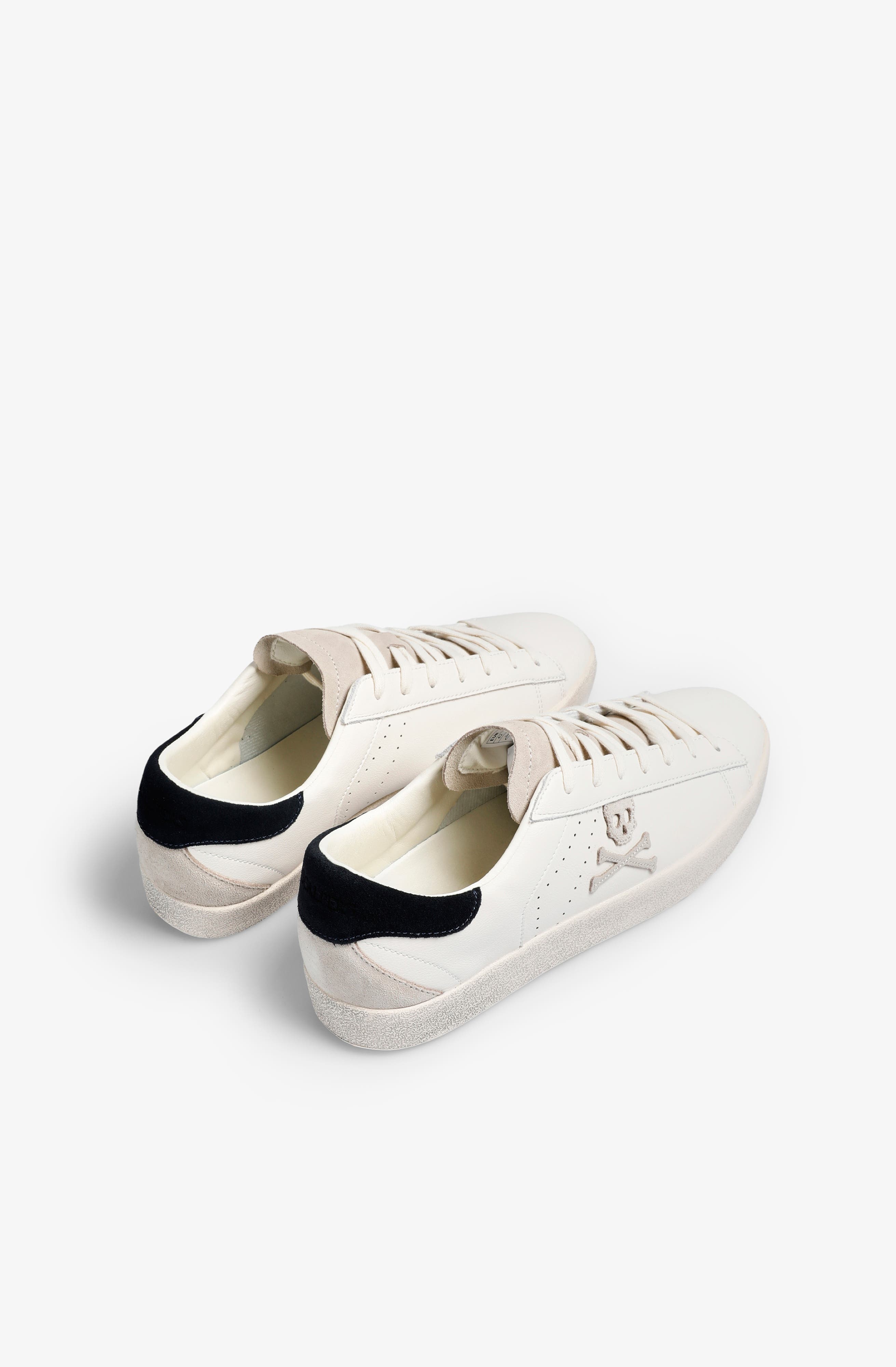 Scalpers Side Skull Man Henry Sneakers, Alternate, color, Whiteindigo