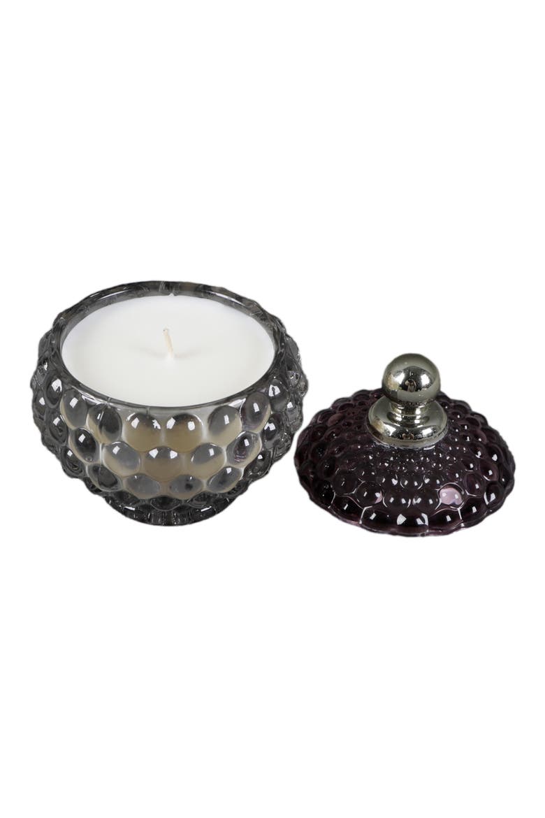 Glass Bubble Candle, Alternate, color, GREY