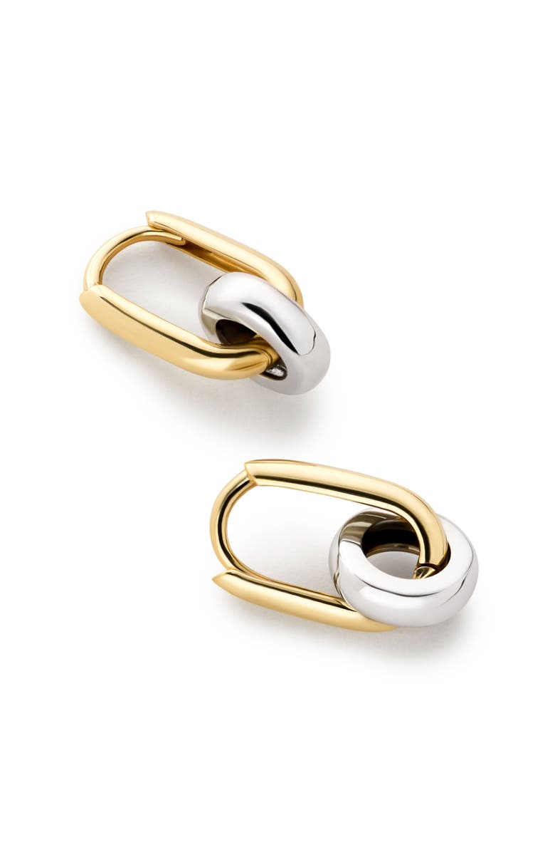 Ana Luisa Solid Yellow Gold - Eclipse Hoop Set, Alternate, color, Gold