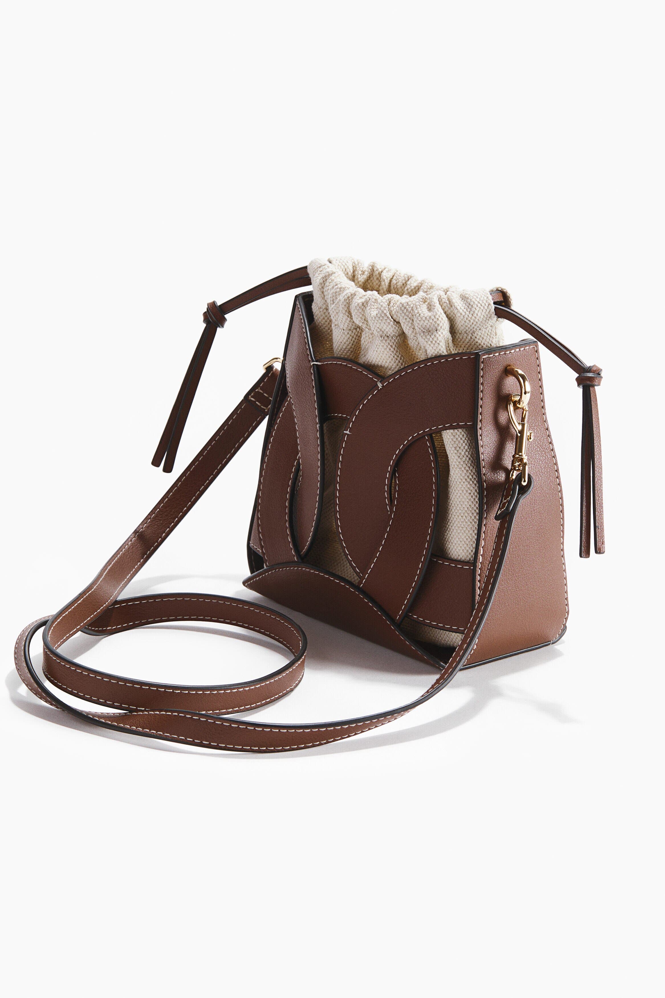 H&M Crossbody Bucket Bag, Alternate, color, Brown