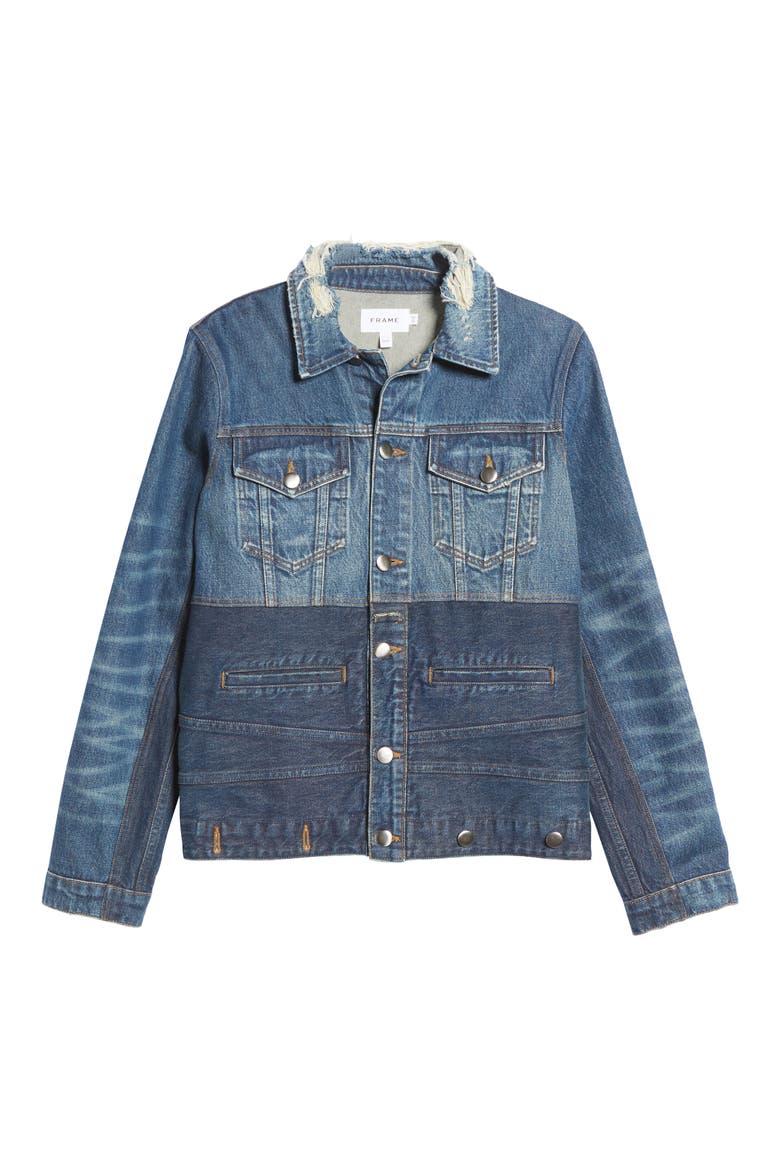 Inverted Heritage Denim Jacket, Alternate, color, ENZO