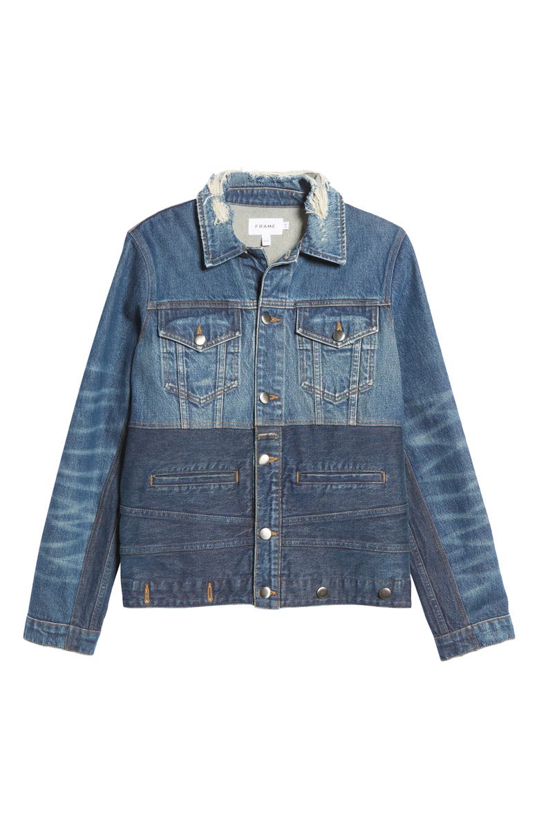 FRAME Inverted Heritage Denim Jacket, Alternate, color,