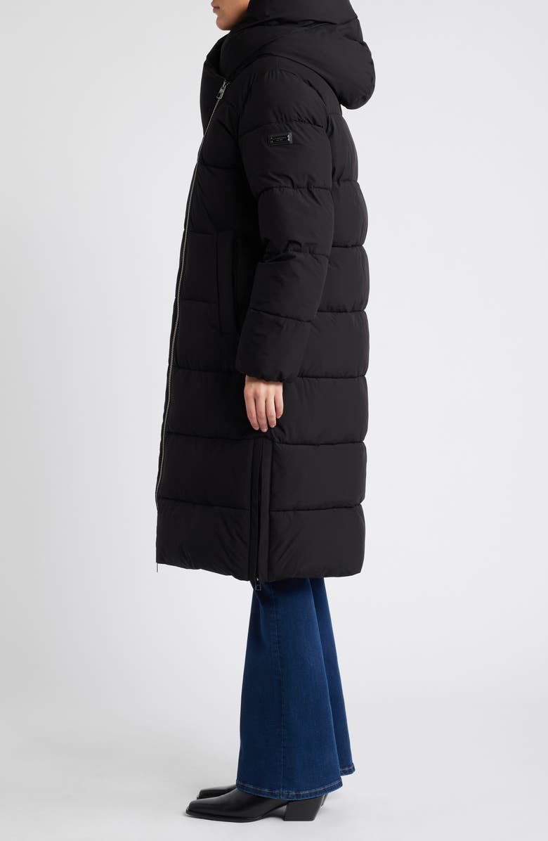 BCBGMAXAZRIA Pillow Collar Hooded Puffer Coat, Alternate, color,