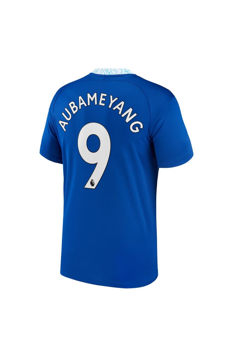 Nike Men's Nike Pierre-Emerick Aubameyang Blue Chelsea 2022/23 Home Breathe Stadium Replica Player Jersey, Alternate, color, 