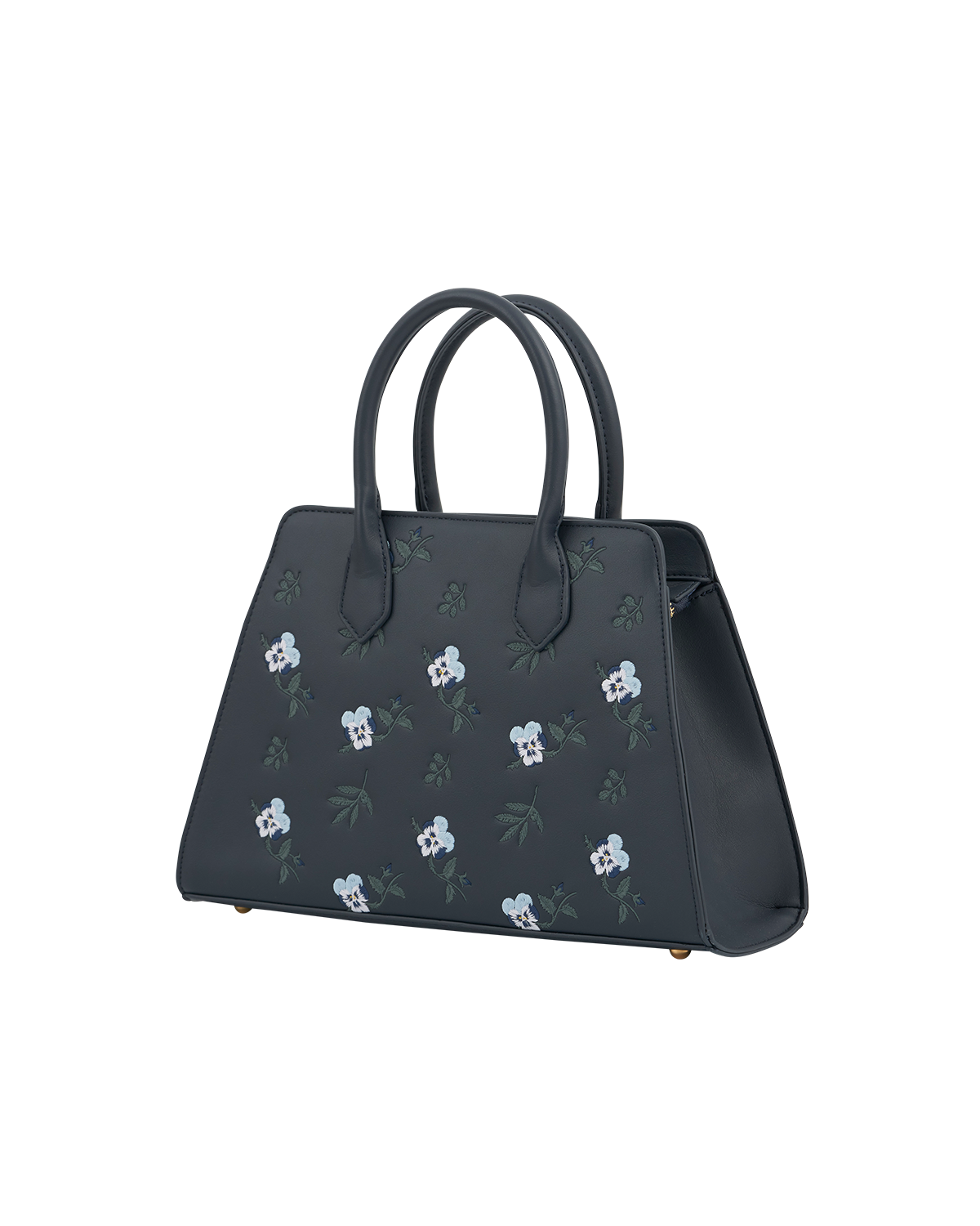 Fable England Navy Disty Medium Structured Tote, Alternate, color, Navy