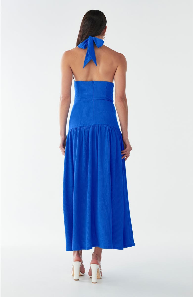 BWLDR Harvi Midi Dress, Alternate, color, Bright Blue