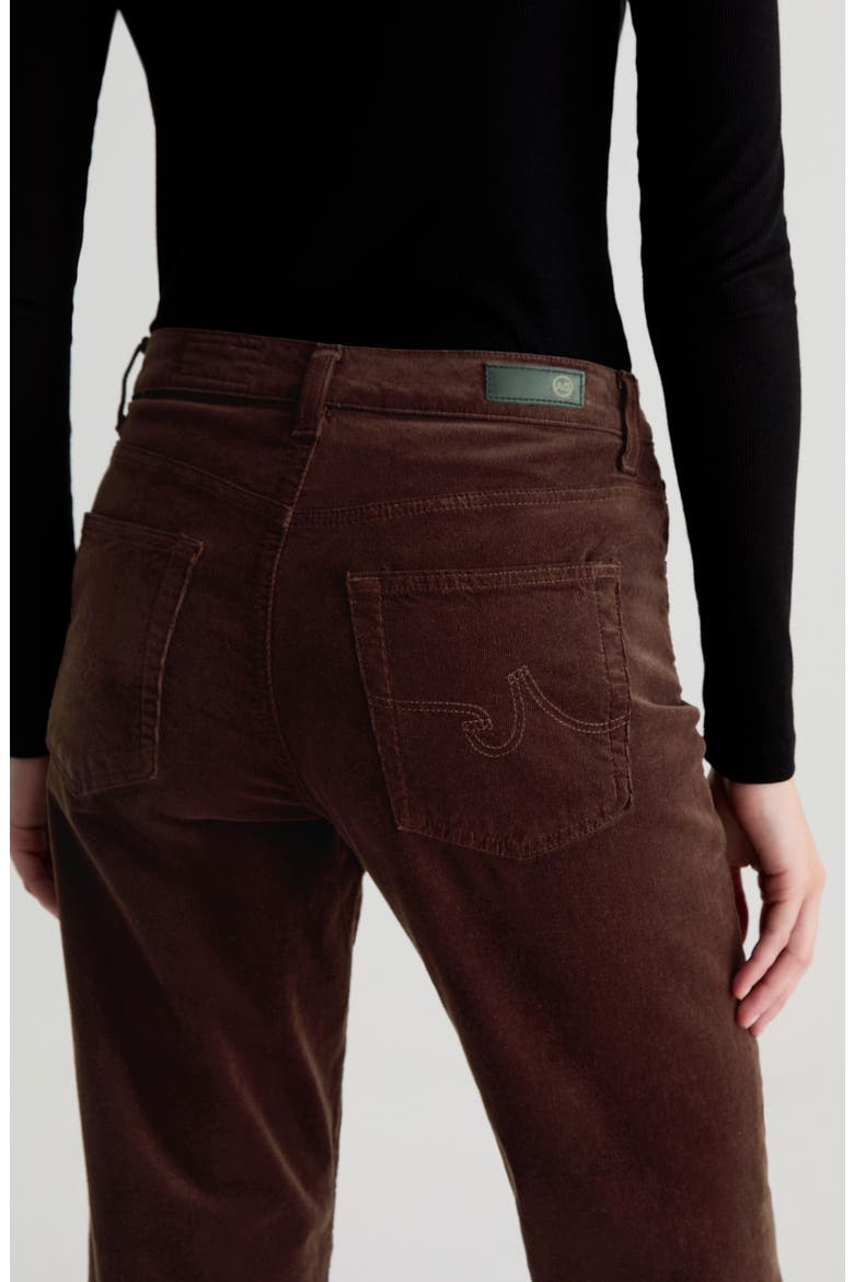 Brinley Mid Rise Straight Leg Corduroy Pants, Alternate, color, COFFEE BEAN