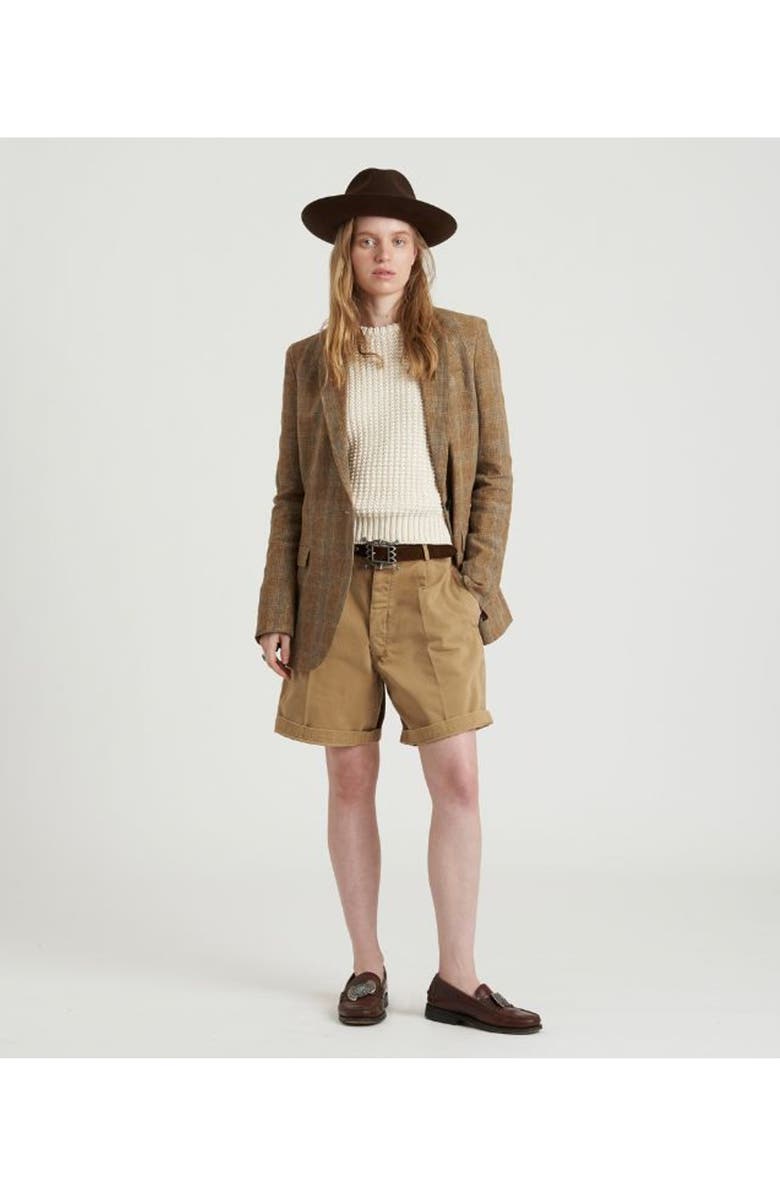 Fortela Bella Brown Check Jacket, Alternate, color, Brown