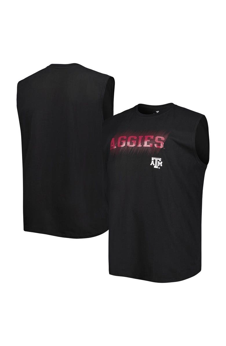 PROFILE Men's Black Texas A&M Aggies Big & Tall Tank Top, Main, color, 