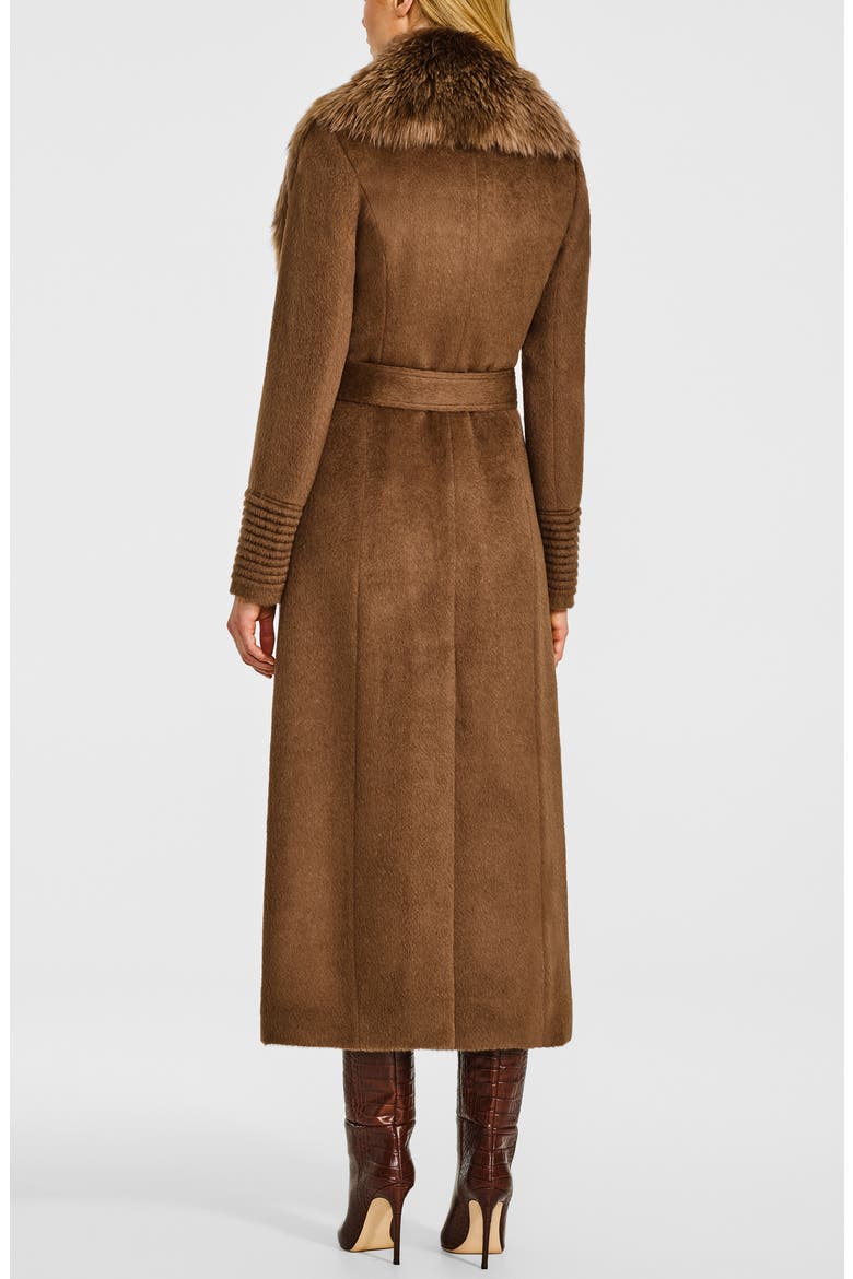 Suri Alpaca Maxi Coat, Alternate, color, CARAMEL