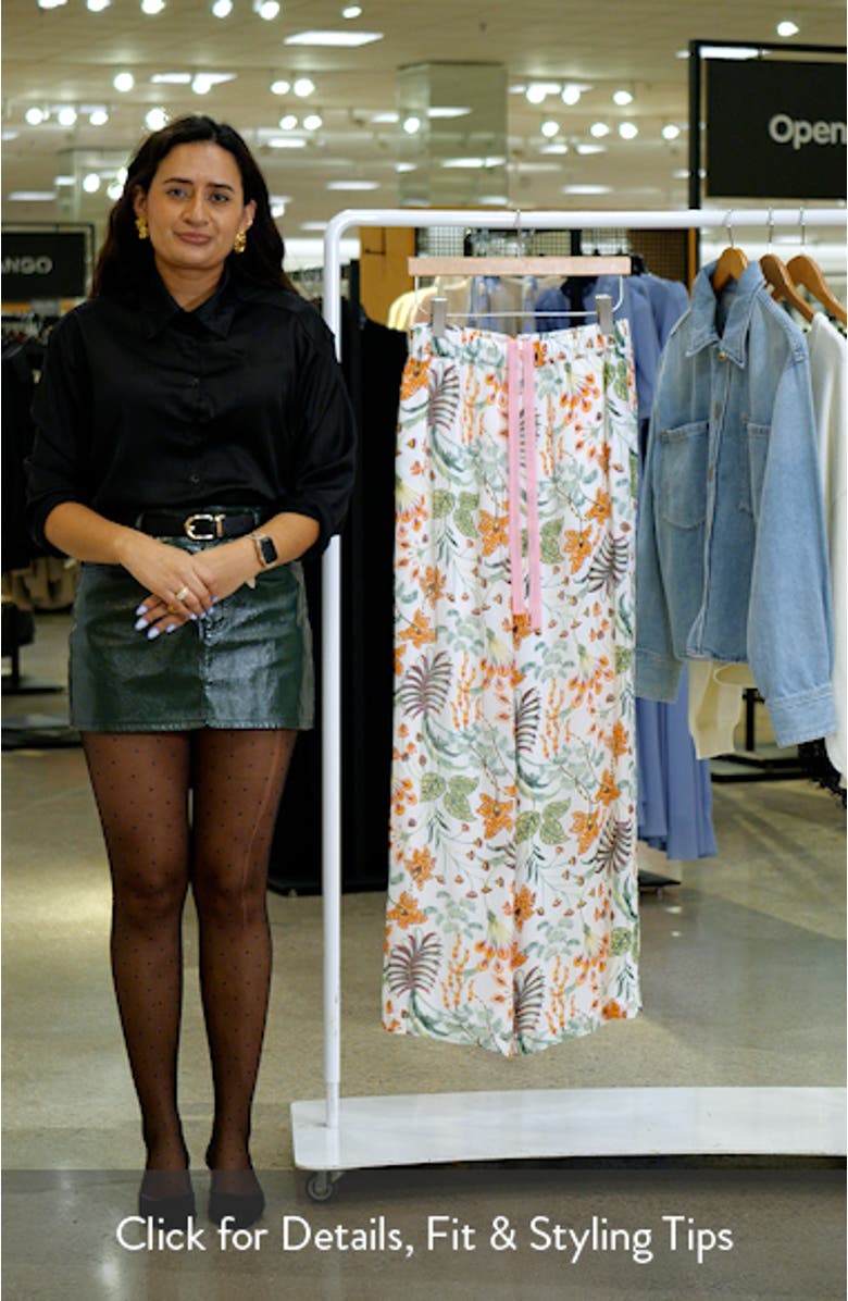 Verick Print Wide Leg Pants, sales video thumbnail