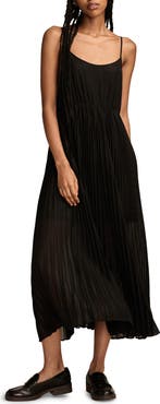 Lucky Brand Pleated Party Maxi Dress