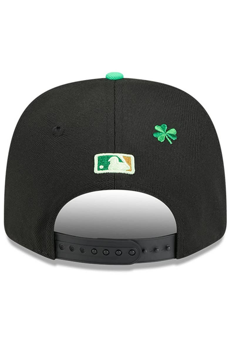 Men's New Era  Black Houston Astros 2026 St. Patrick's Day 9SEVENTY Adjustable Hat, Alternate, color, Black