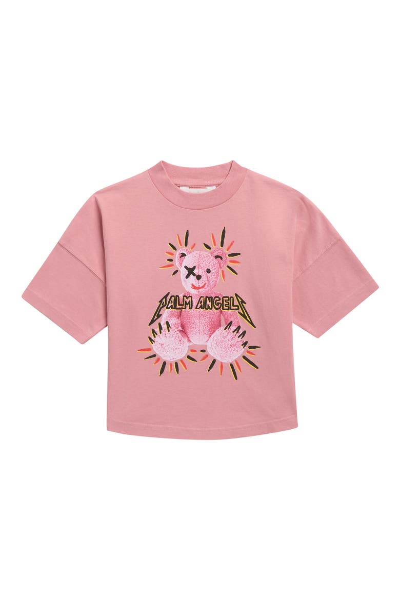 Punk Bear Graphic Tee, Main, color, ANTIQUE ROSE - ROSE PINK
