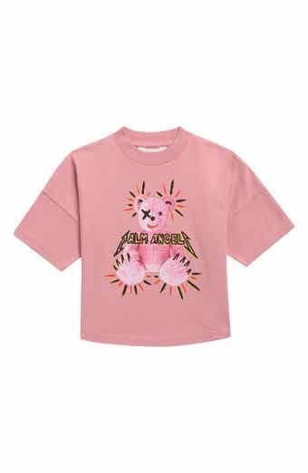 Kids' Punk Bear Graphic Oversized T-Shirt