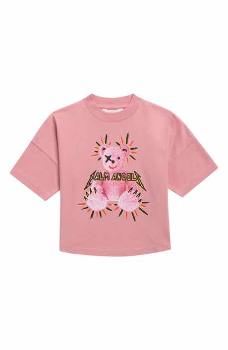 Kids' Punk Bear Graphic Oversized T-Shirt