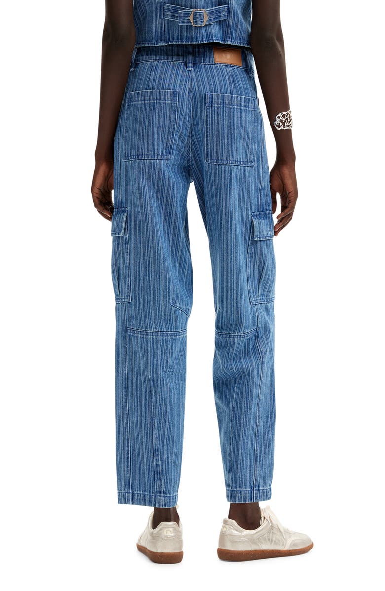 Desigual Hamlet Zip Pocket Jeans, Alternate, color, 